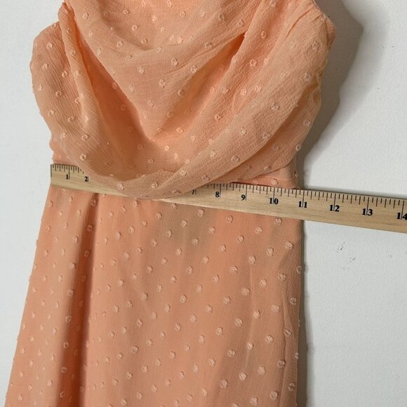 NEW NBD Peach Midi Dress Size XS - Picture 7 of 14